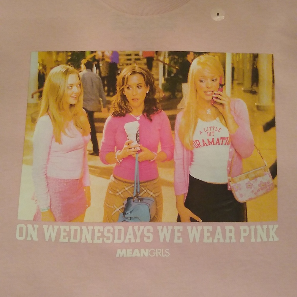 Pink 'Mean Girls' T-Shirt